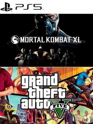 2 JUEGOS EN 1 MORTAL KOMBAT XL MAS GTA V PS5